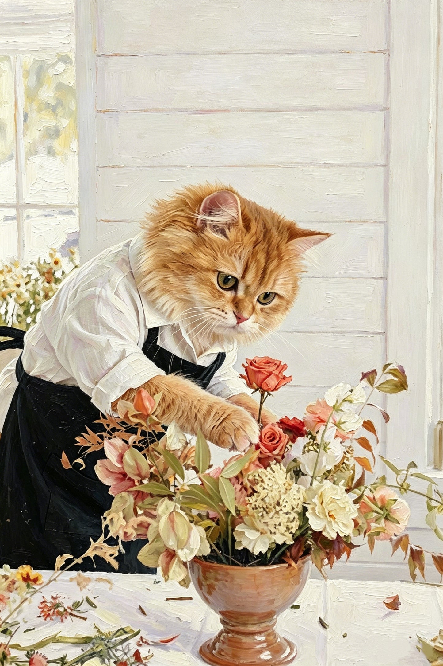 Little Role Collection | Custom Hand-Painted Pet Portrait | Two Pets