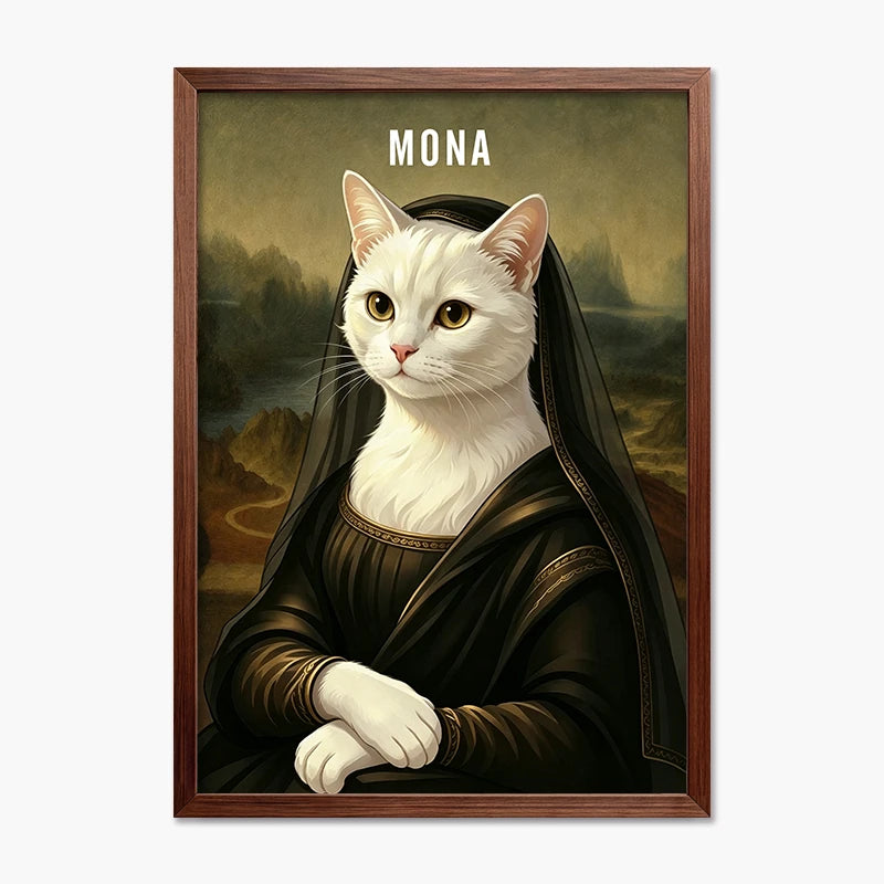 Mona Lisa | Pet Portrait Print