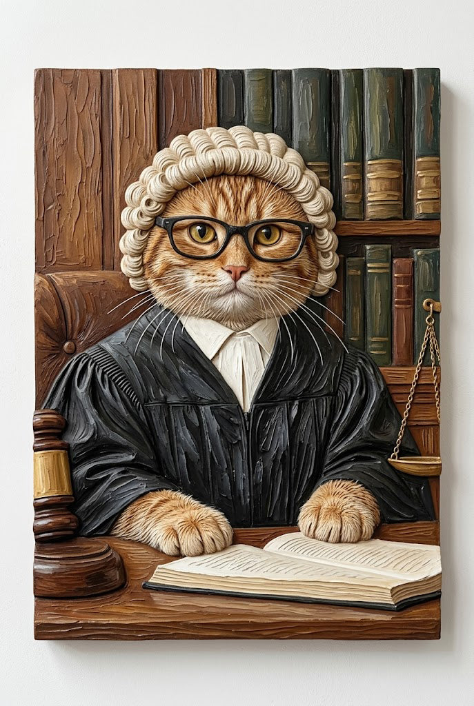 Little Role Collection | Custom Handmade Relief Pet Portrait | Two Pets