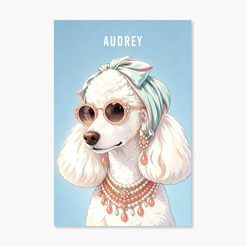 Supermodel | Pet Portrait Print