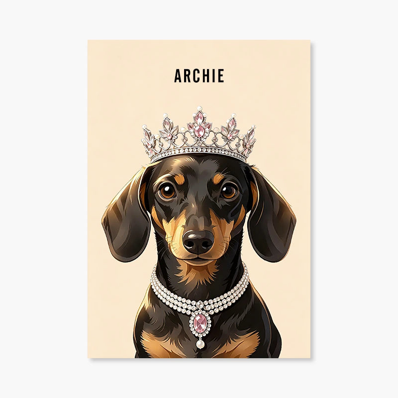 The King | Pet Portrait Print