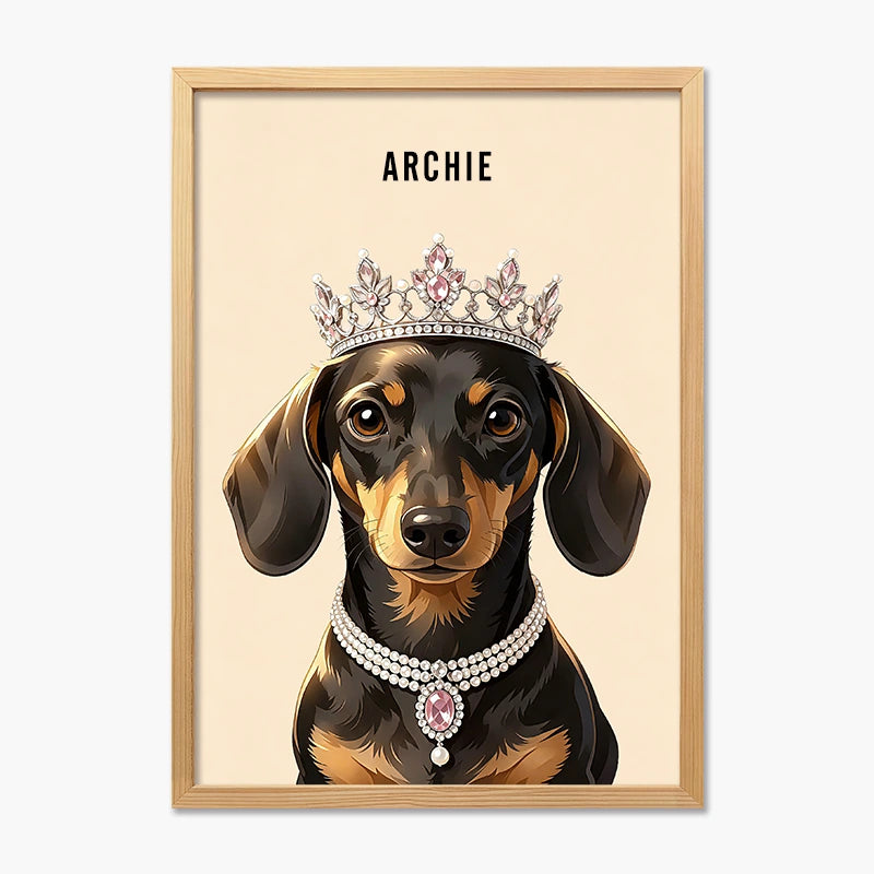 The King | Pet Portrait Print