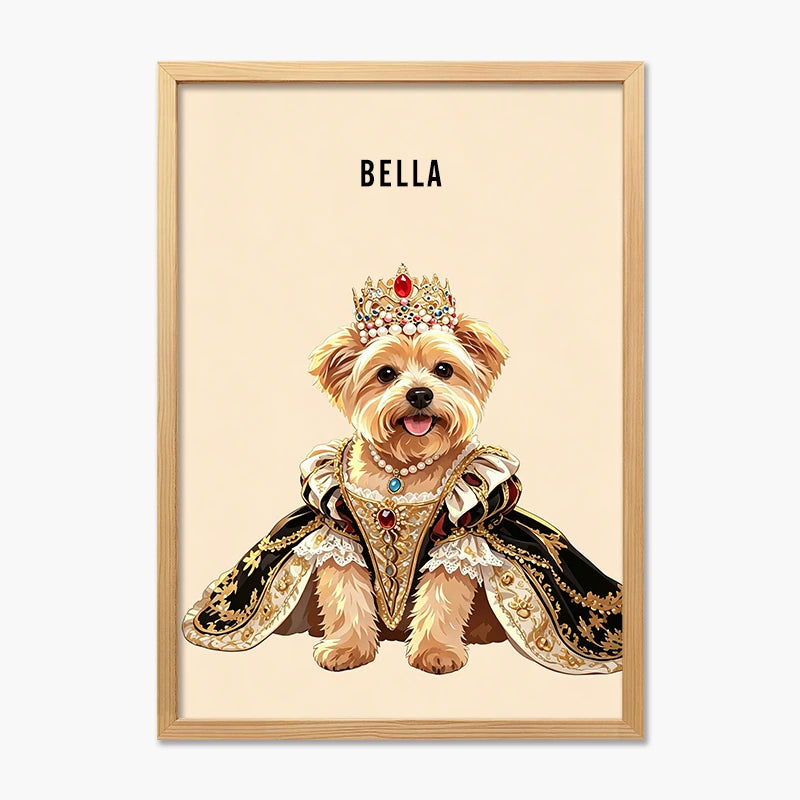 The Queen | Pet Portrait Print