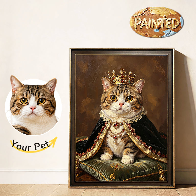The King | Hand-painted Pet Portrait