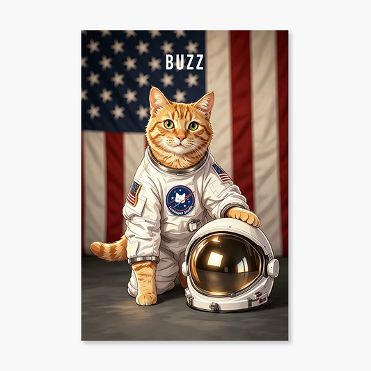 Space Pioneer | Pet Portrait Print