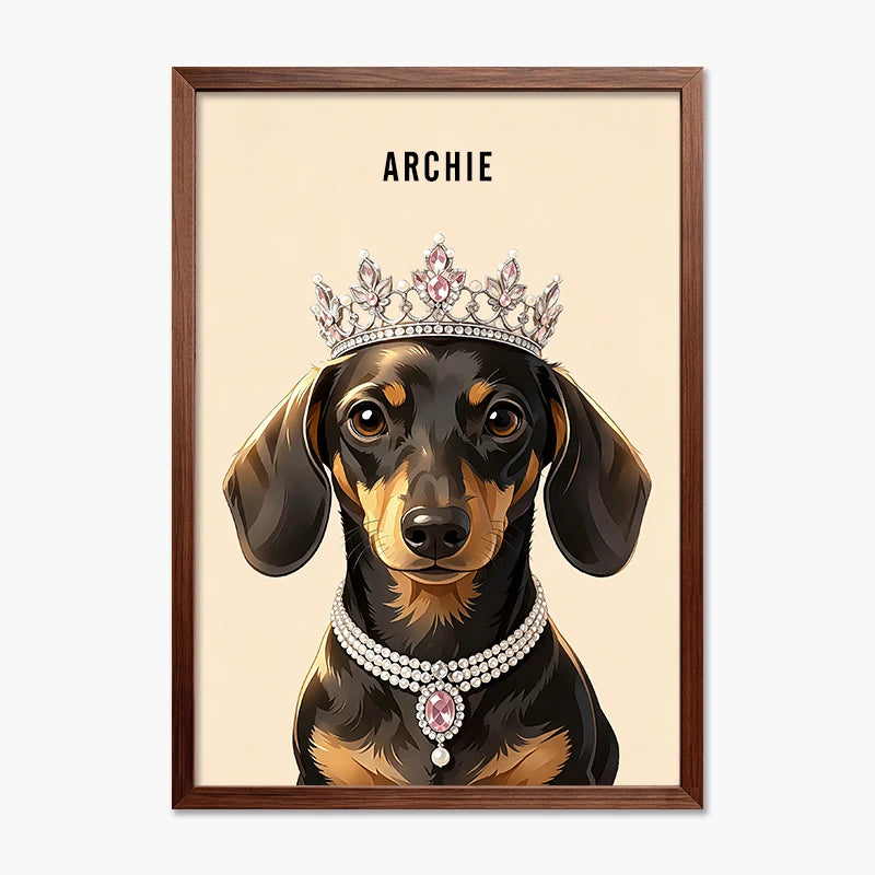 The King | Pet Portrait Print