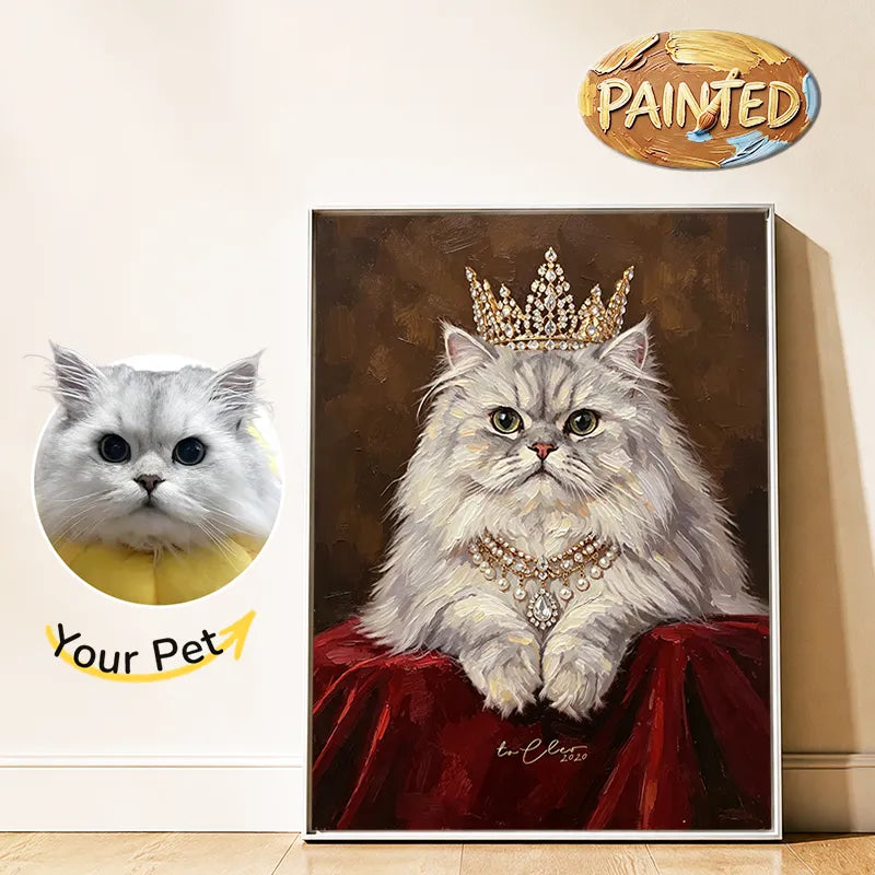 The Queen | Hand-painted Pet Portrait