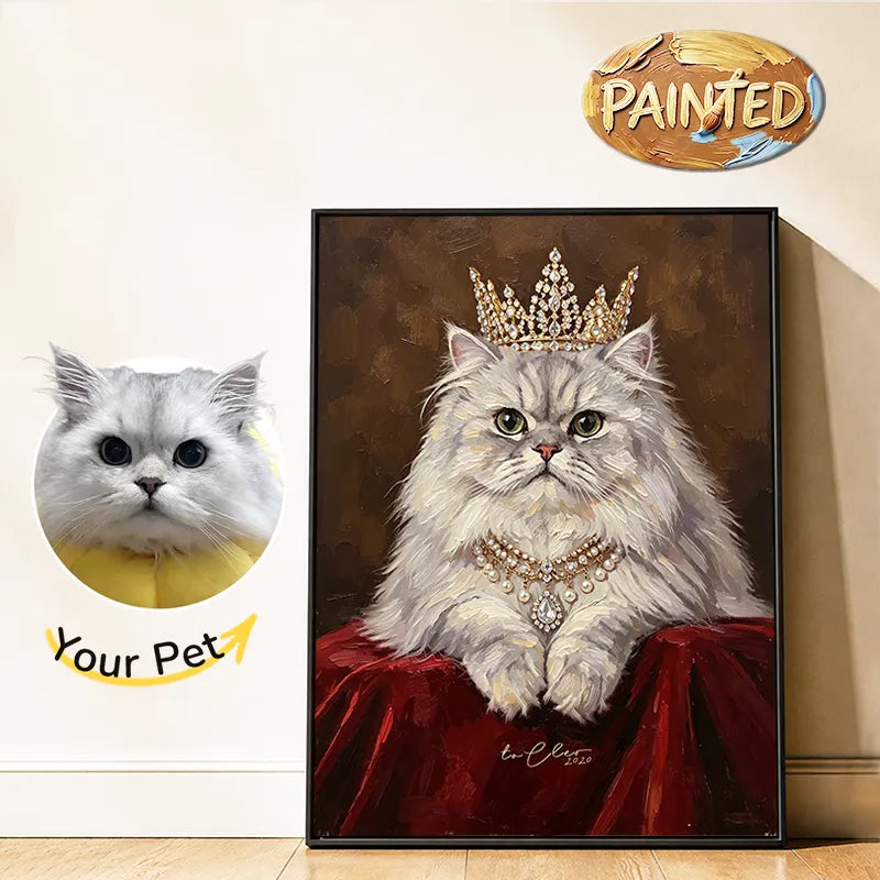 The Queen | Hand-painted Pet Portrait