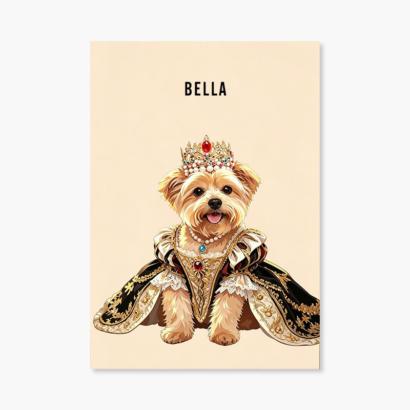 The Queen | Pet Portrait Print