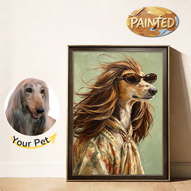 Supermodel | Hand-painted Pet Portrait