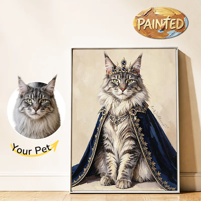 The Queen | Hand-painted Pet Portrait
