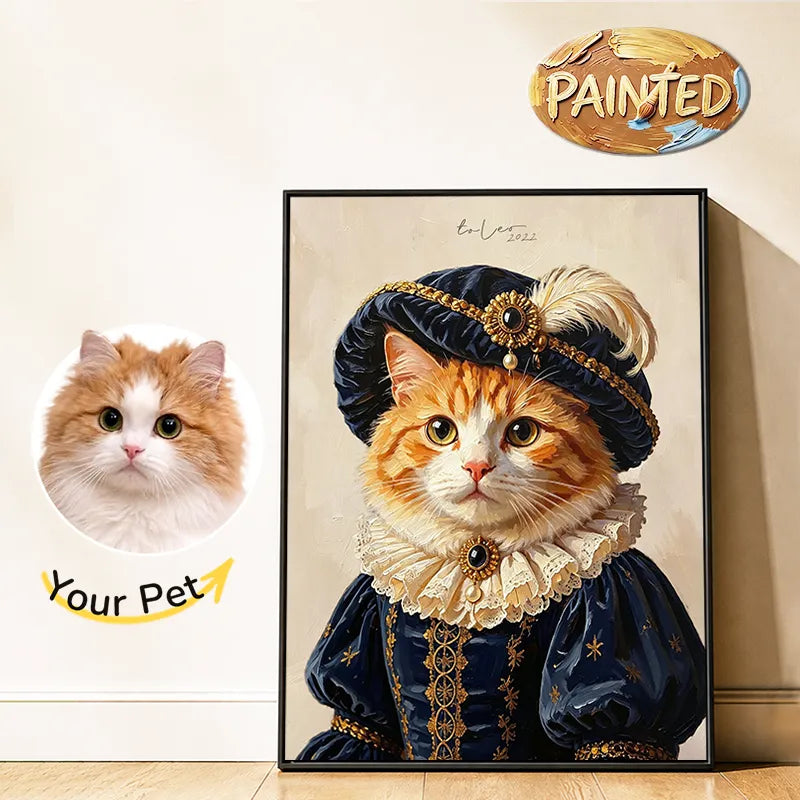 The Queen | Hand-painted Pet Portrait