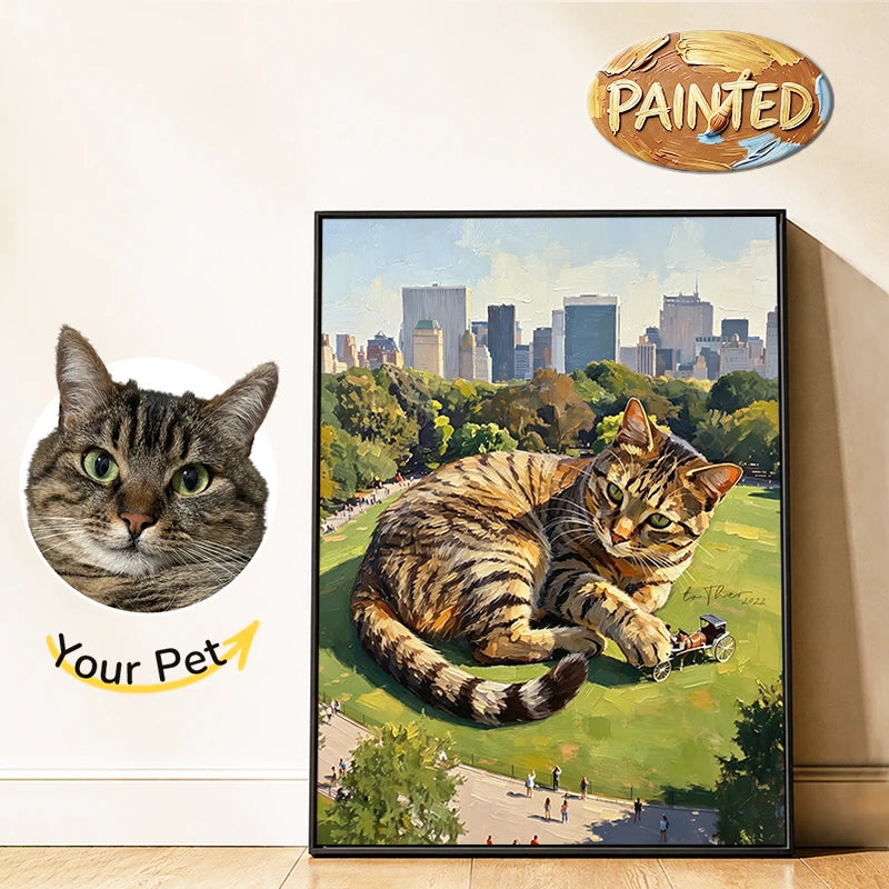 Central Park, New York | Hand-painted Pet Portrait