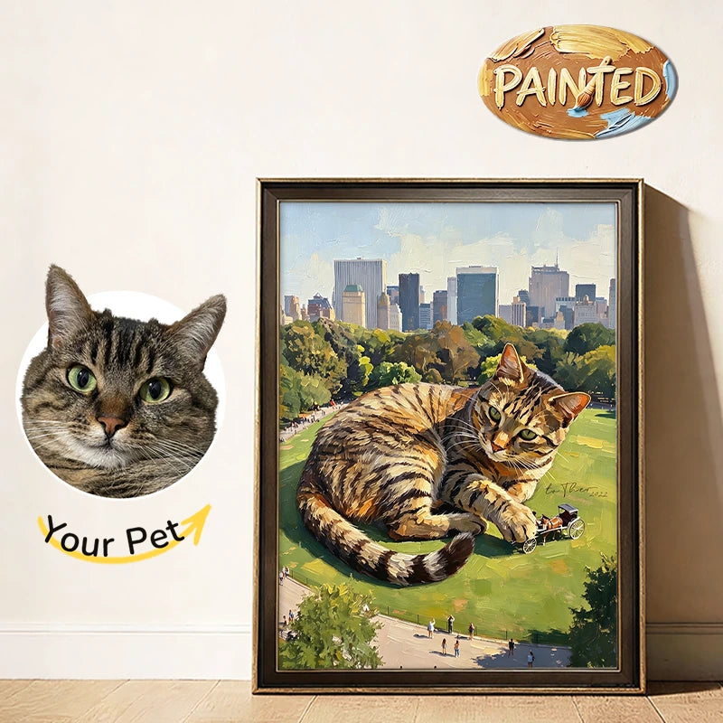 Central Park, New York | Hand-painted Pet Portrait