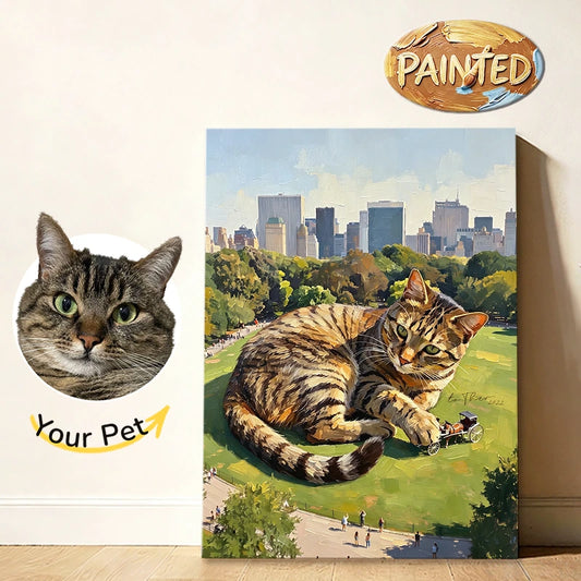 Central Park, New York | Hand-painted Pet Portrait