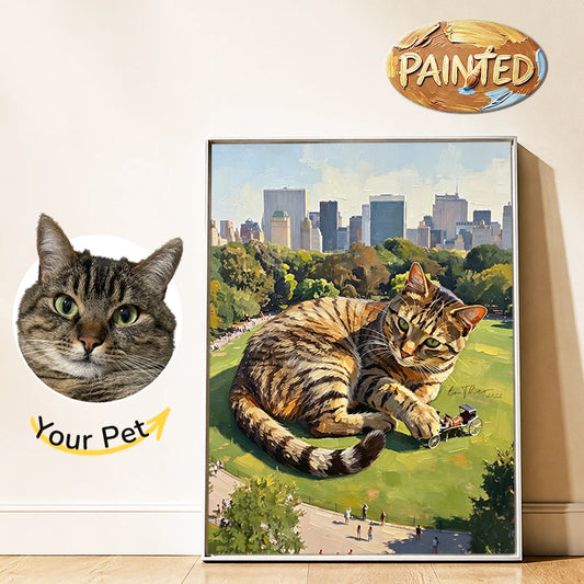 Central Park, New York | Hand-painted Pet Portrait
