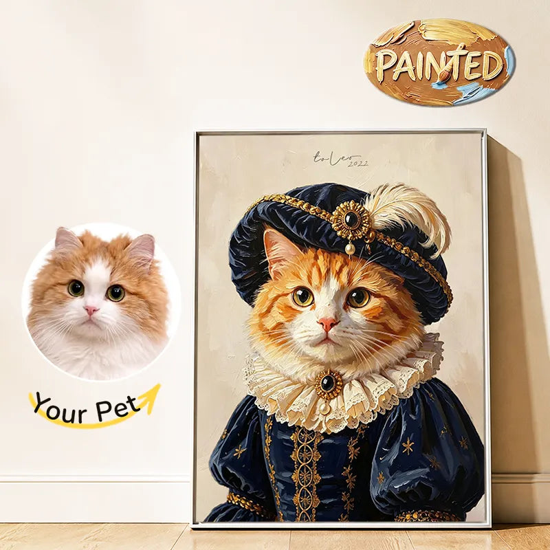 The Queen | Hand-painted Pet Portrait