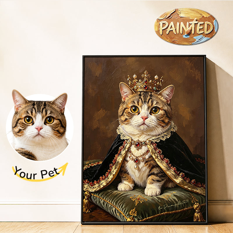 The King | Hand-painted Pet Portrait