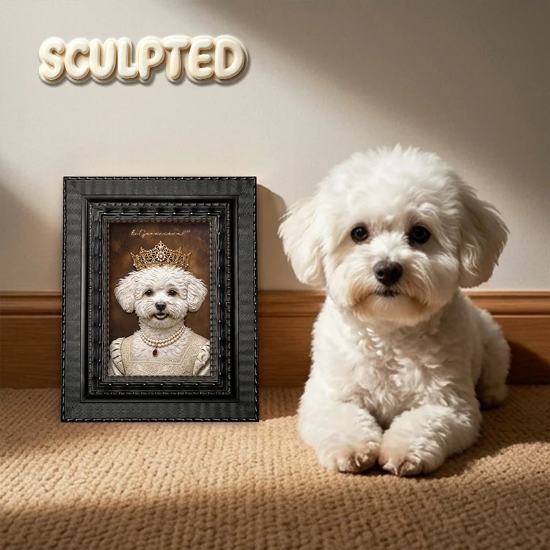 The Queen | Hand-sculpted 3D Pet Portrait
