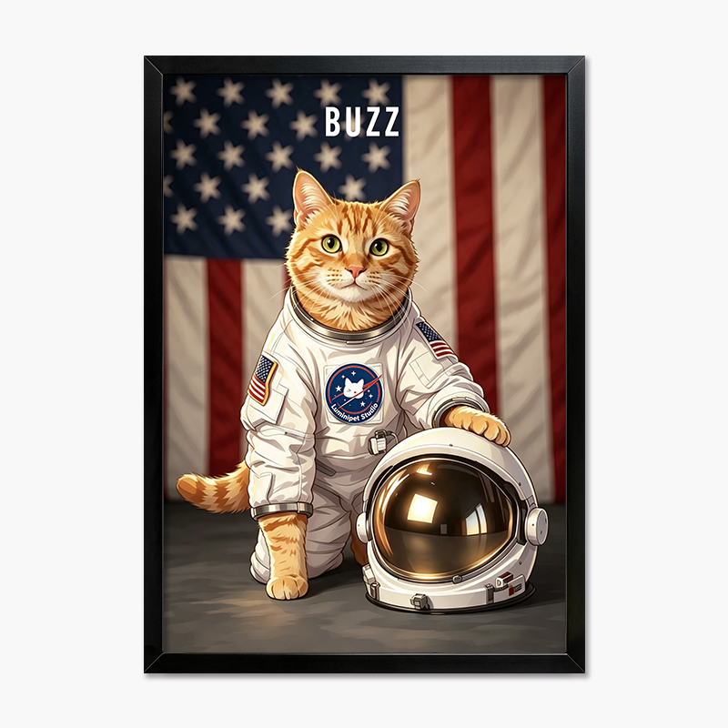 Space Pioneer | Pet Portrait Print