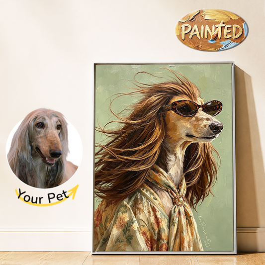 Supermodel | Hand-painted Pet Portrait