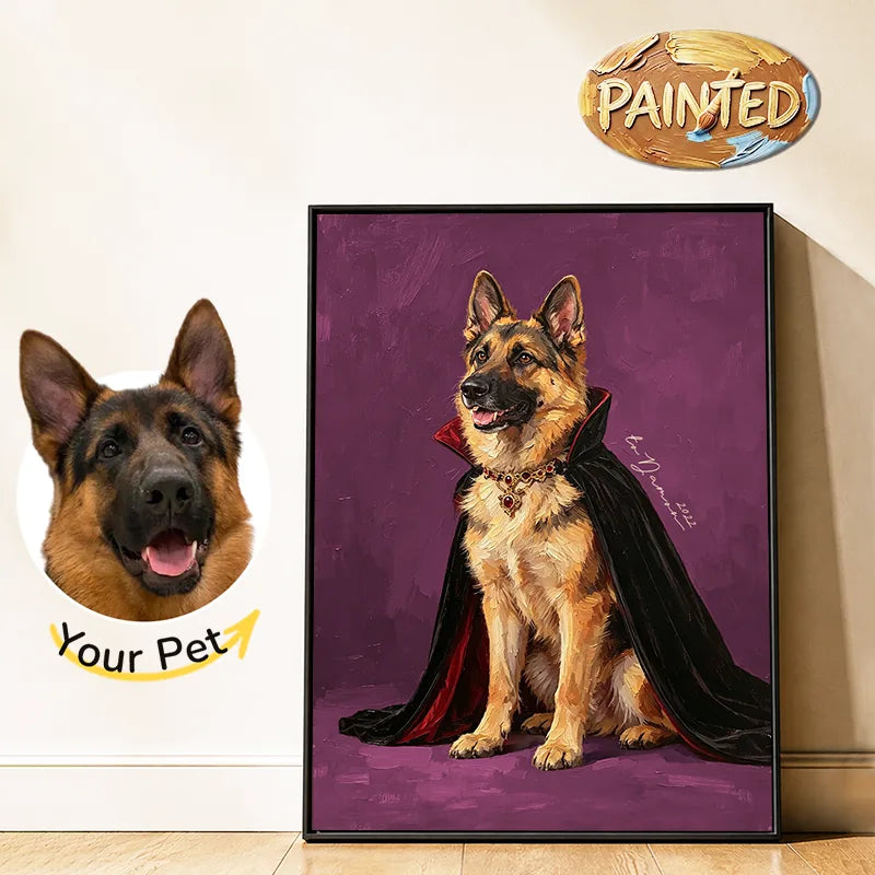 The Count | Hand-painted Pet Portrait
