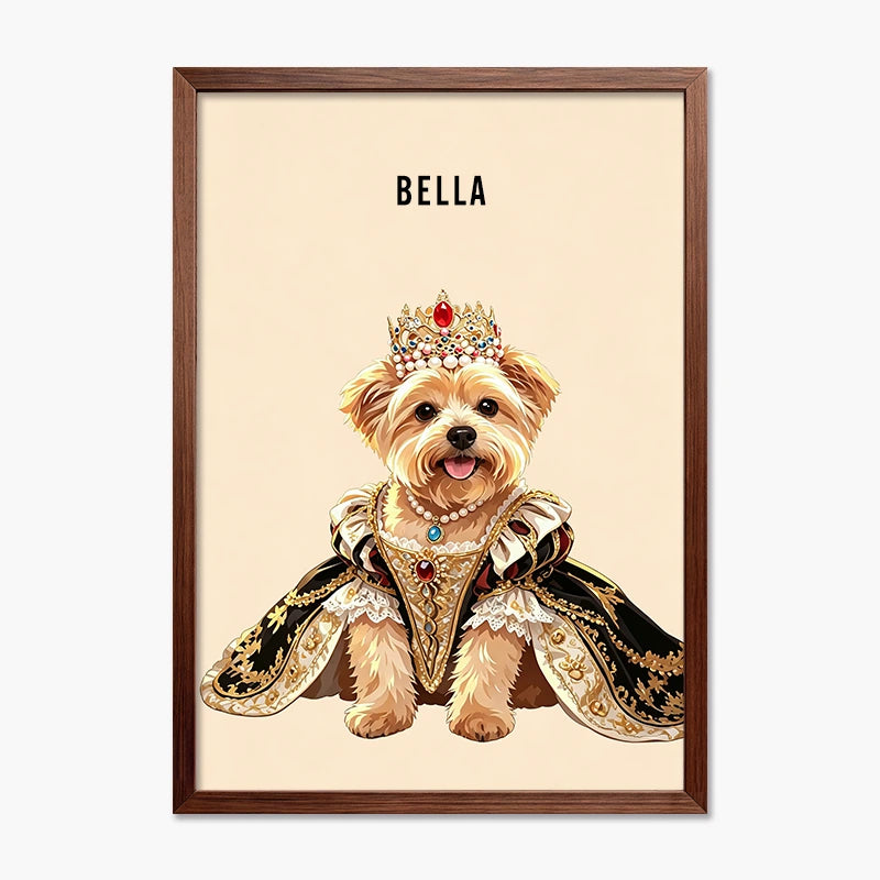 The Queen | Pet Portrait Print