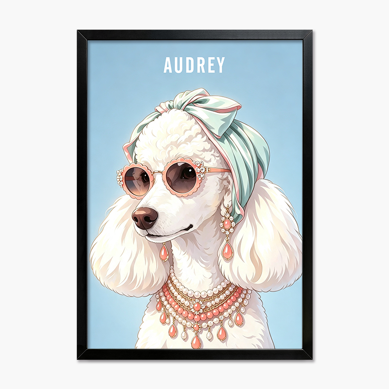 Supermodel | Pet Portrait Print