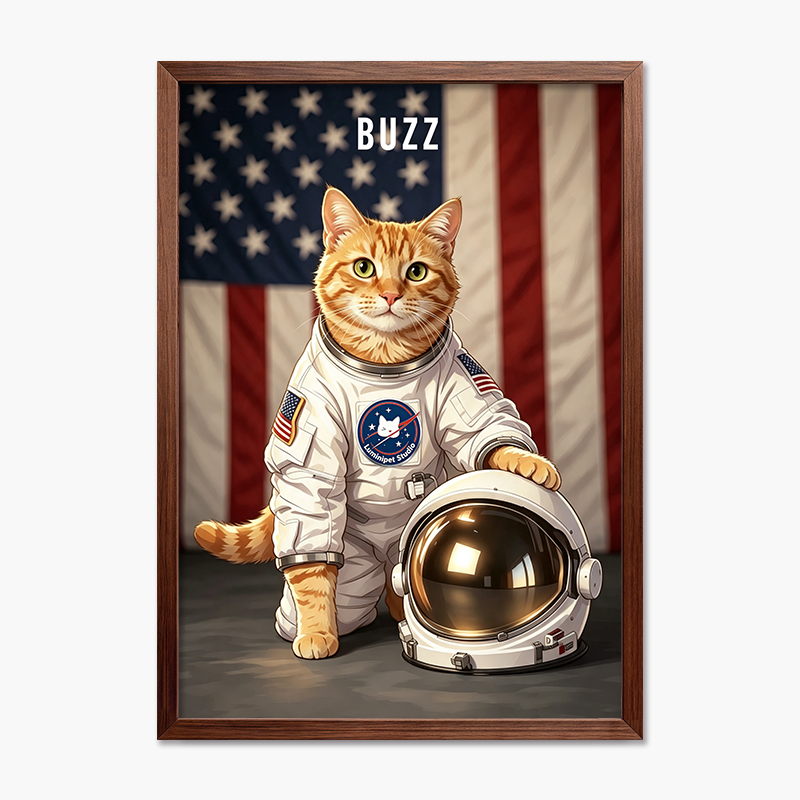 Space Pioneer | Pet Portrait Print