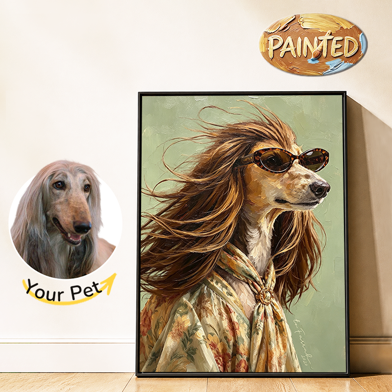 Supermodel | Hand-painted Pet Portrait