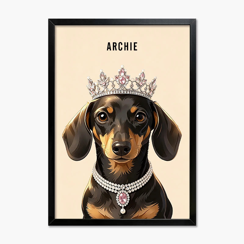 The King | Pet Portrait Print
