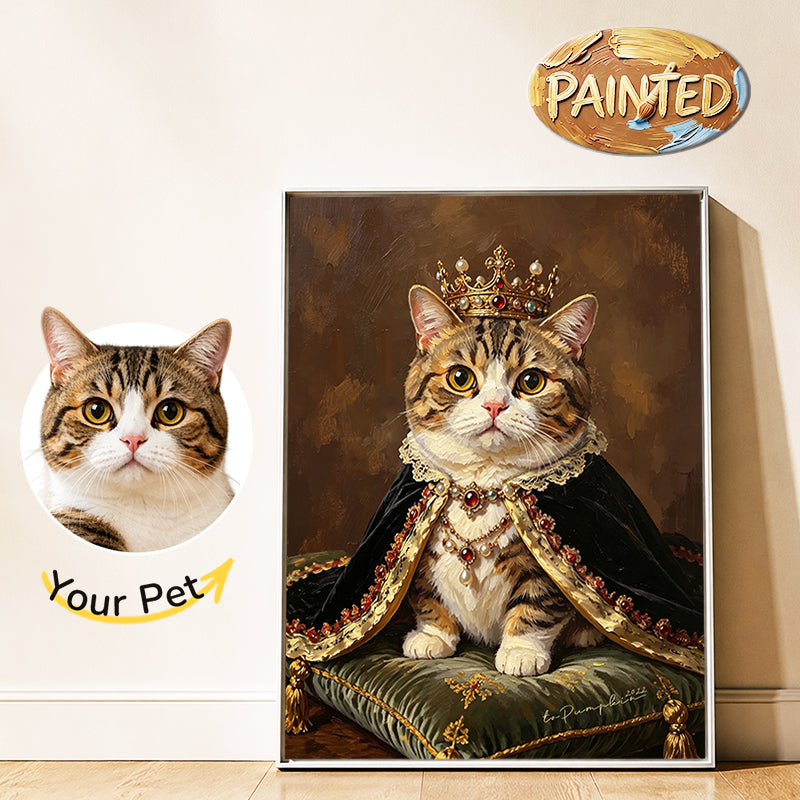 The King | Hand-painted Pet Portrait