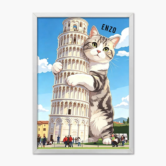Leaning Tower of Pisa | Pet Portrait Print