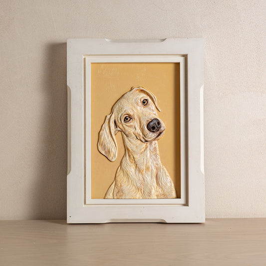 Realistic Pet Portrait | Hand-sculpted 3D Pet Portrait