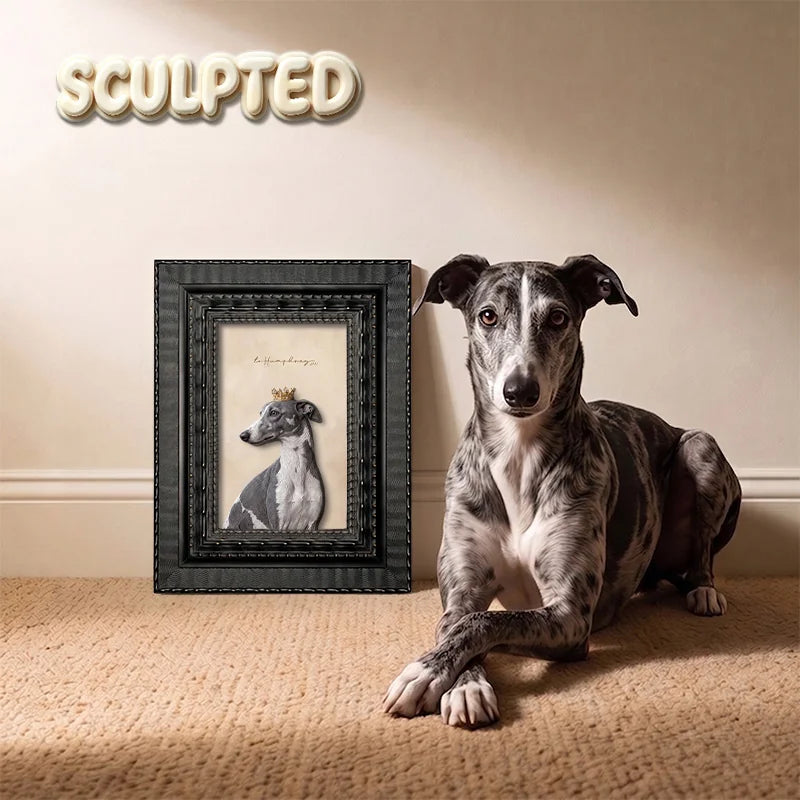 The King | Hand-sculpted 3D Pet Portrait