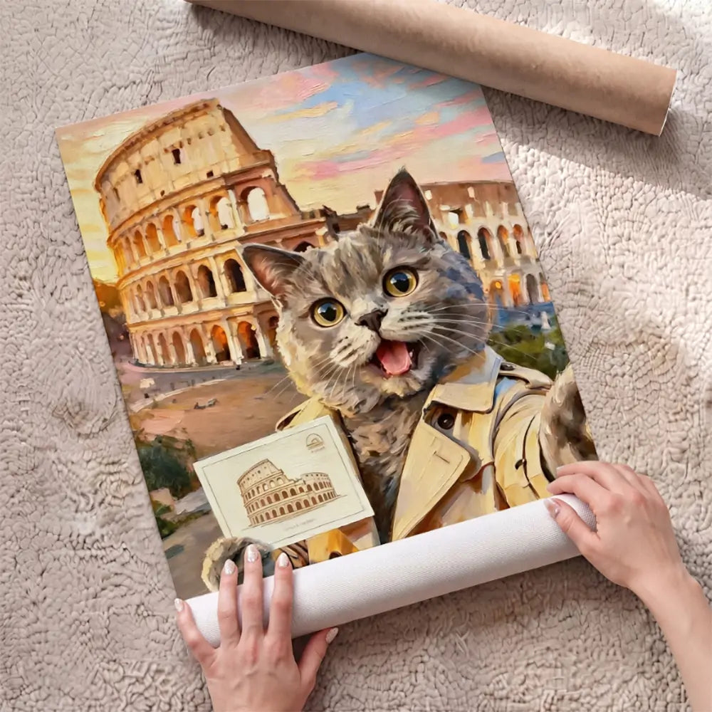 Pet World‑Tour | Gallery-Printed Portrait