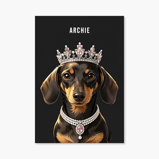 The King | Pet Portrait Print