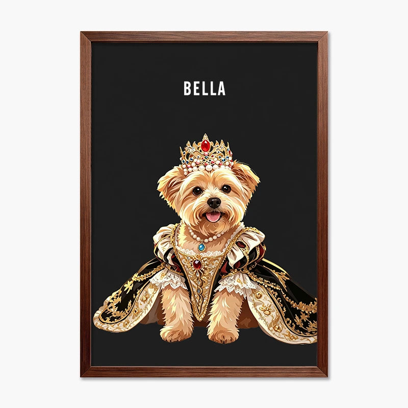The Queen | Pet Portrait Print