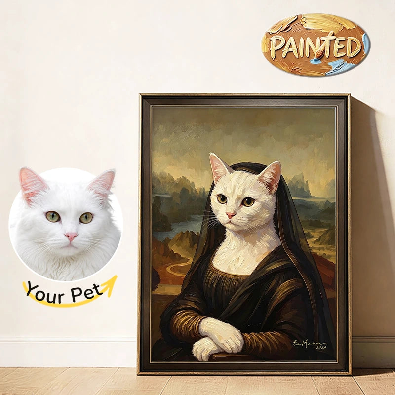 Mona Lisa | Hand-painted Pet Portrait