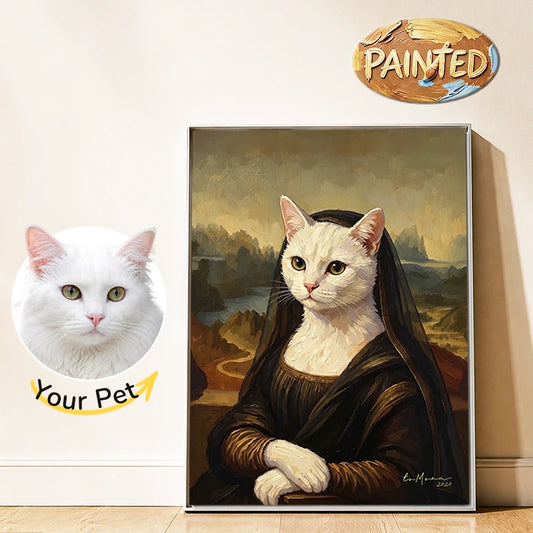 Mona Lisa | Hand-painted Pet Portrait