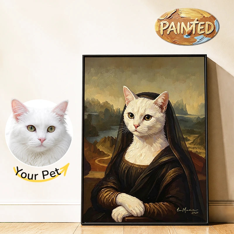 Mona Lisa | Hand-painted Pet Portrait
