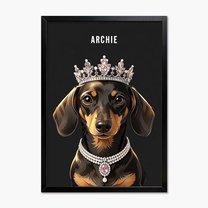 The King | Pet Portrait Print