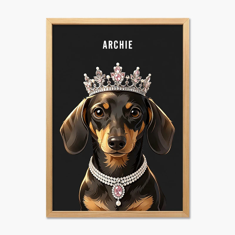 The King | Pet Portrait Print