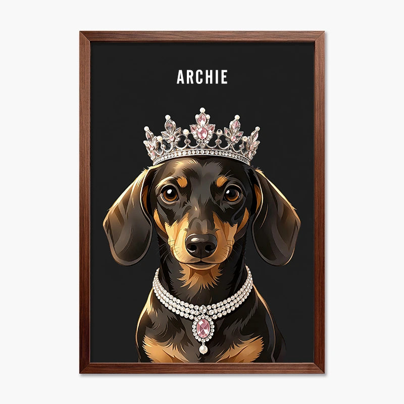 The King | Pet Portrait Print