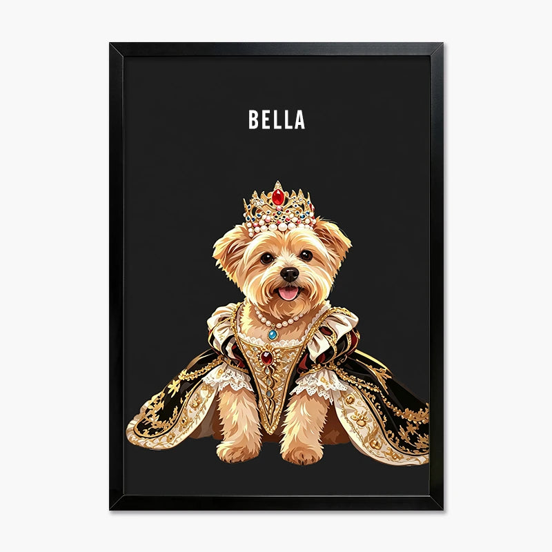 The Queen | Pet Portrait Print