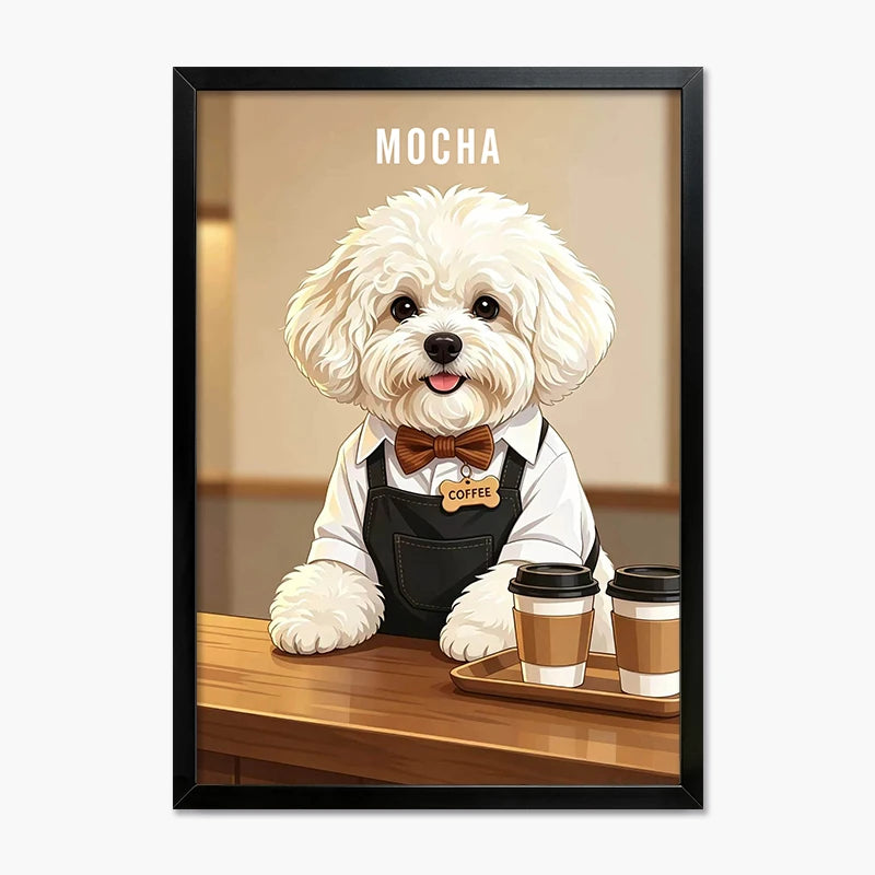 Barista | Pet Portrait Print