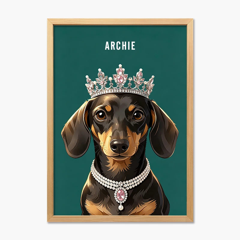 The King | Pet Portrait Print