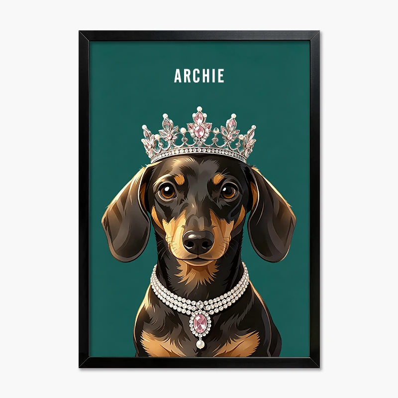 The King | Pet Portrait Print