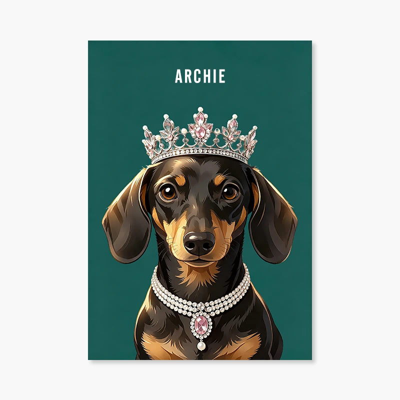 The King | Pet Portrait Print