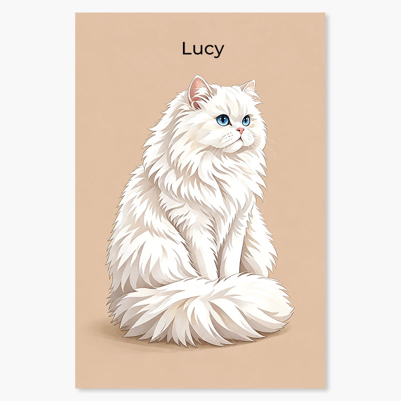 Modern Pet Portrait | Pet Portrait Print